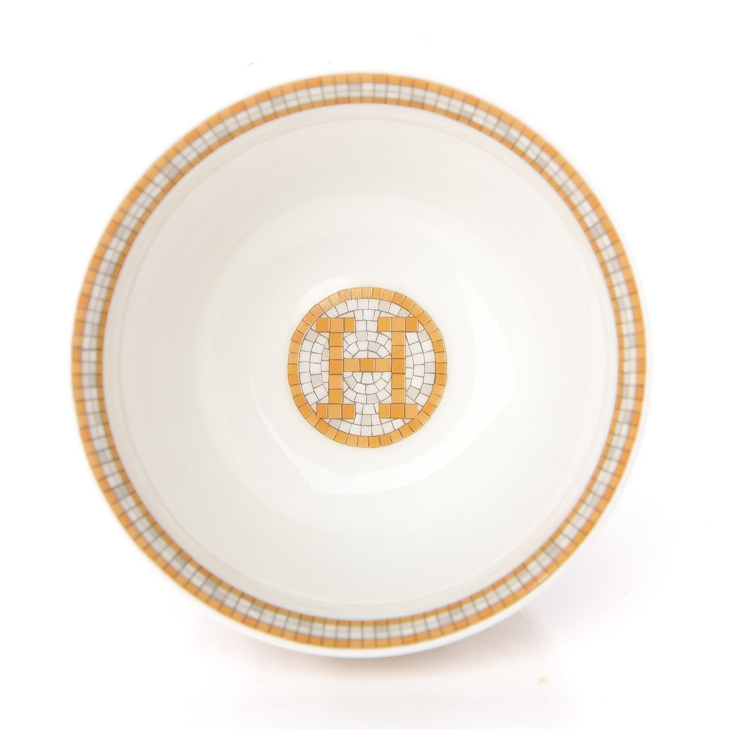 Porcelain Mosaique Au 24 Porcelain Tea Cup with Lid and Saucer