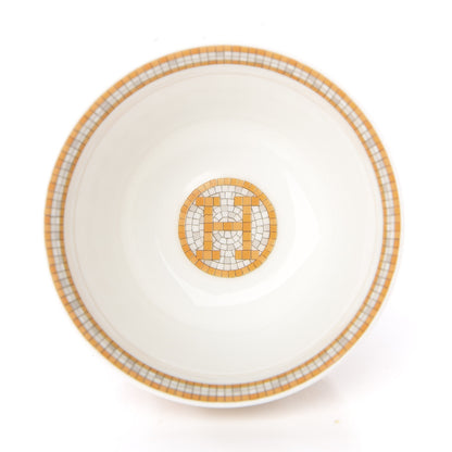 Hermes Porcelain Mosaique Au 24 Porcelain Tea Cup with Lid and Saucer 2 of 6