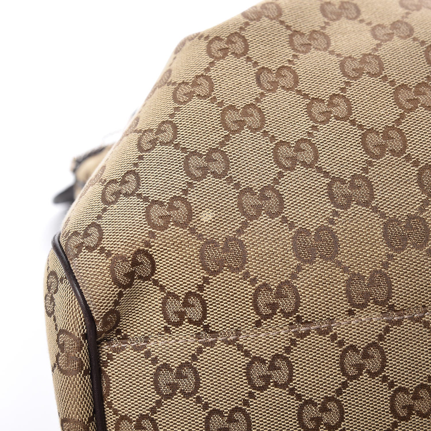 Gucci Monogram Large Sukey Tote Dark Brown 11 of 22