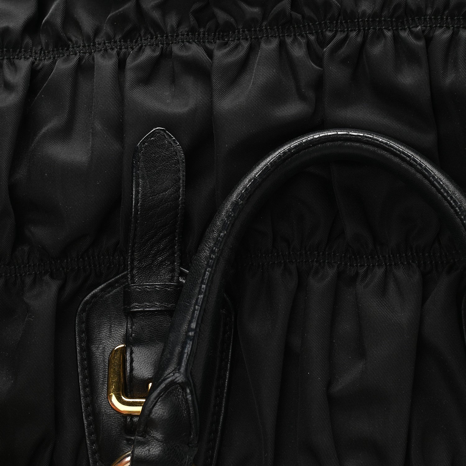 Prada Tessuto Nylon Gaufre Tote Black 10 of 10