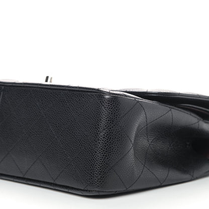Chanel Caviar Quilted Jumbo Double Flap Black 6 of 10