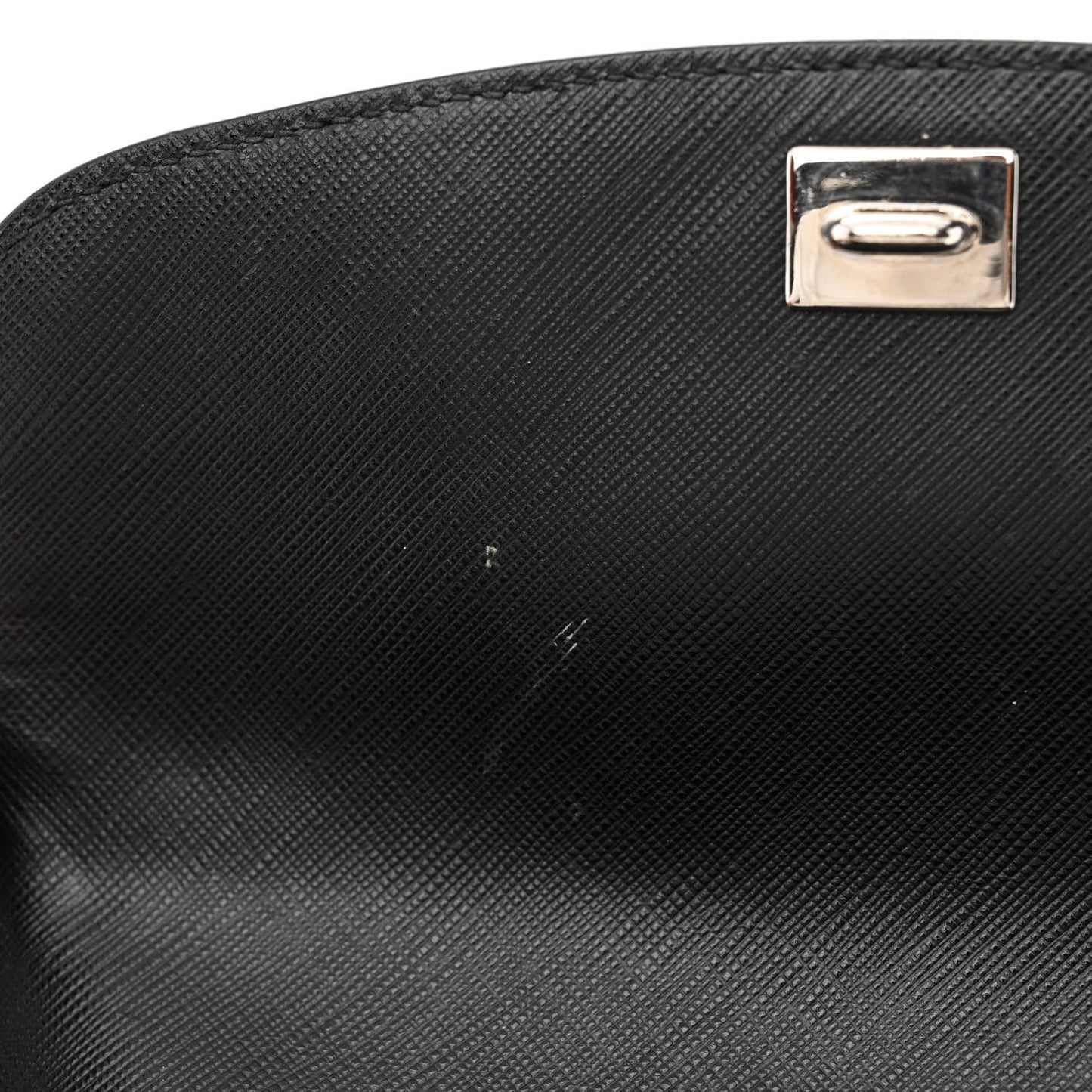 Saffiano Sandrine Shoulder Bag Black