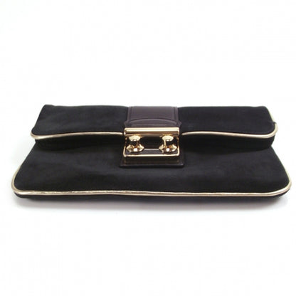 Louis Vuitton Suede SC Slim Clutch Coal 4 of 7