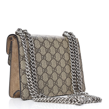 Gucci GG Supreme Monogram Mini Dionysus Shoulder Bag Taupe 3 of 10