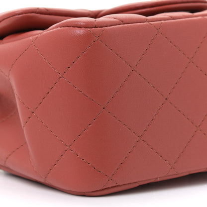 Chanel Lambskin Quilted Mini Square Flap Brown 5 of 11