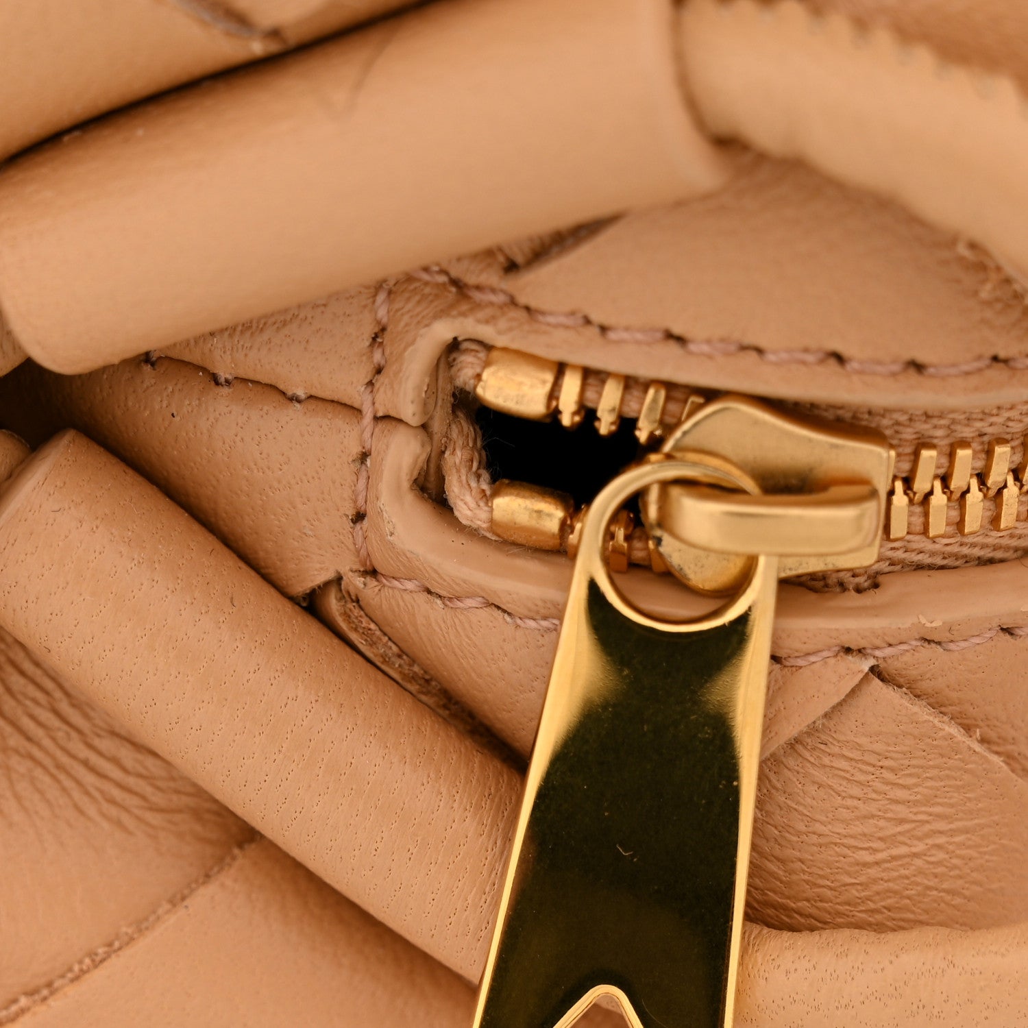 Bottega Veneta Nappa Intrecciato Mini Loop Camera Bag Almond 10 of 10
