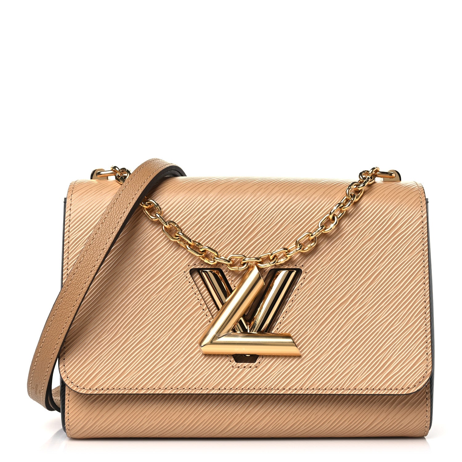 Louis Vuitton Epi Twist Shoulder Bag MM Camel 1 of 11
