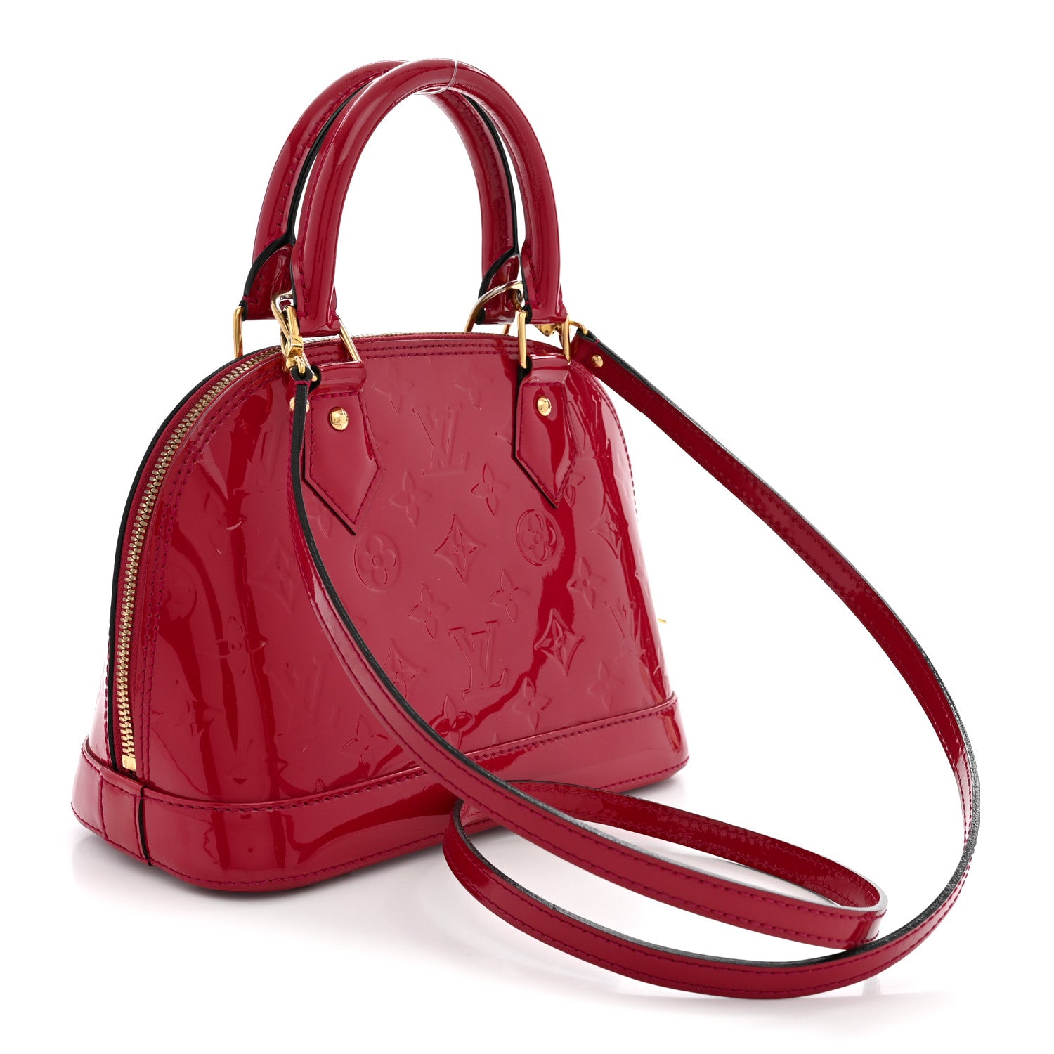 Louis Vuitton Vernis Alma BB Rose Indien 3 of 11