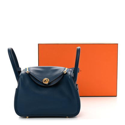 Hermes Swift Mini Lindy 20 Deep Bleu 11 of 11