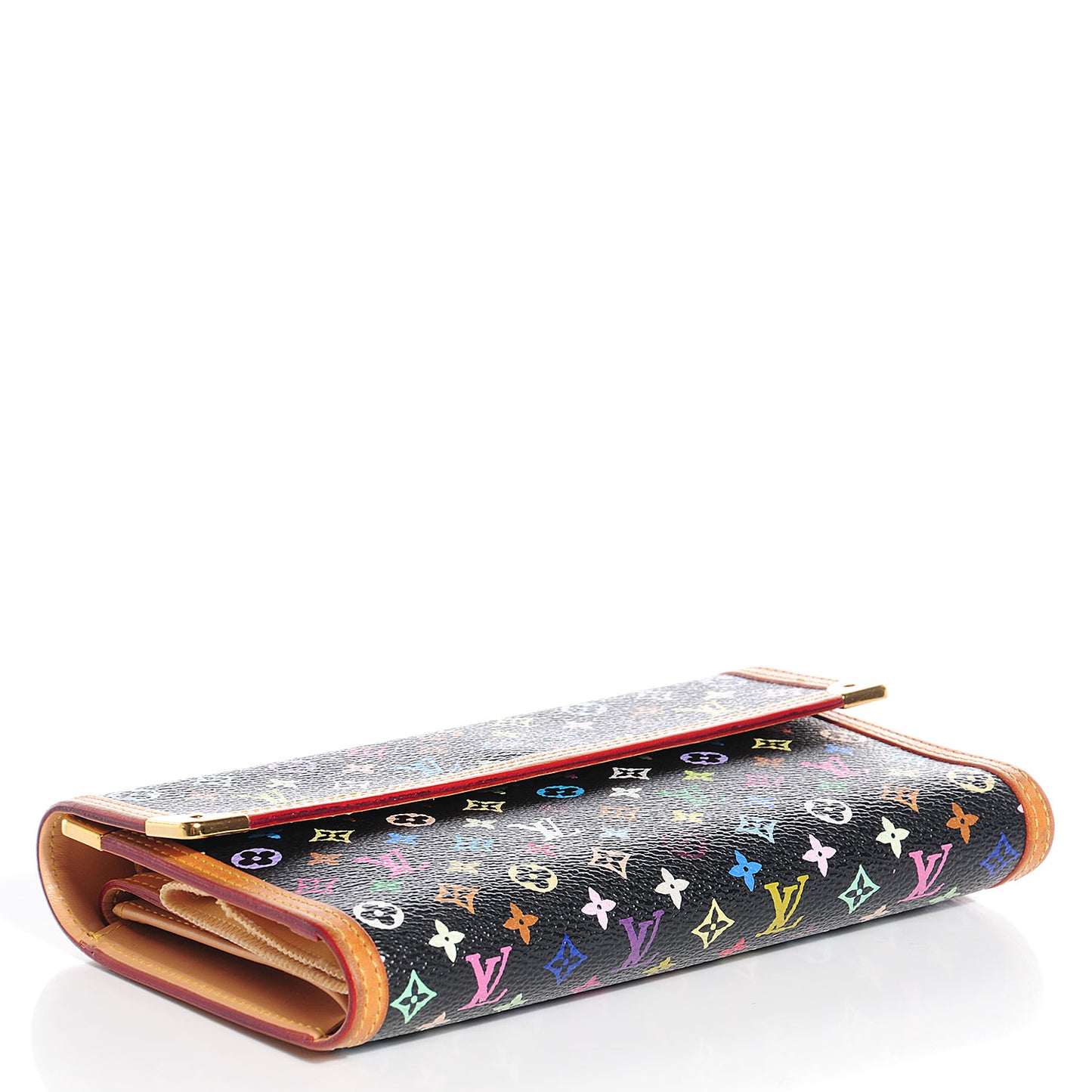 Monogram Multicolor Porte Tresor International Wallet Black
