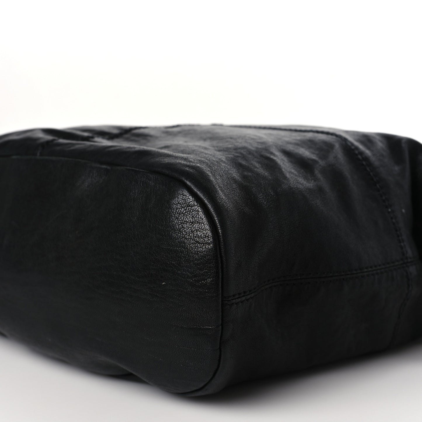 Lambskin Studded Medium Nightingale Black