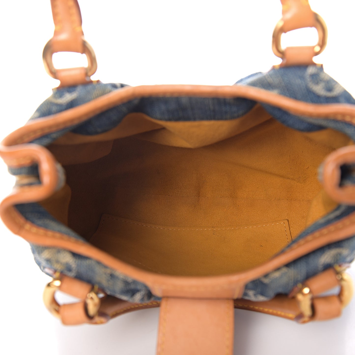 Monogram Denim Pleaty Blue