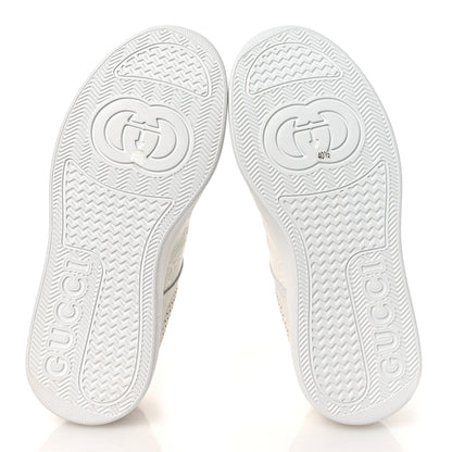 Gucci Calfskin GG Tennis Embossed Perforated Womens Platform 55mm Sneakers 40.5 Great White 7 of 11