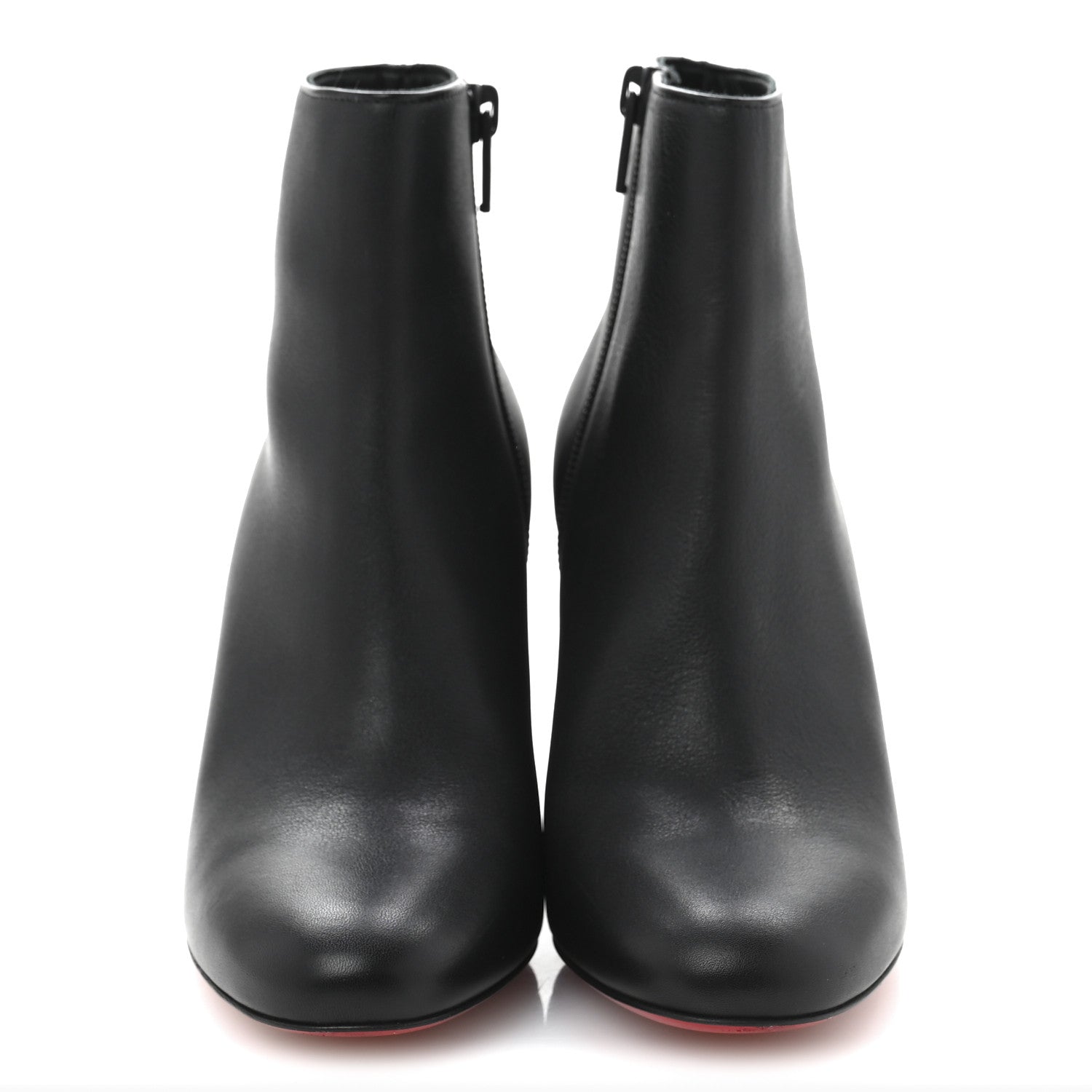 Christian Louboutin Calfskin Turela 85 Ankle Boots 36 Black 3 of 9