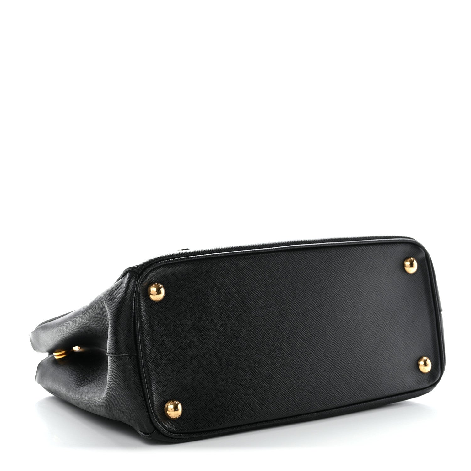 Prada Saffiano Small Galleria Double Zip Tote Black 4 of 10