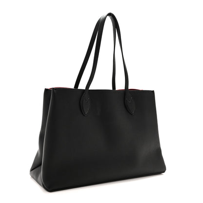 Louis Vuitton Grained Calfskin Lockme Shopper Black 3 of 9
