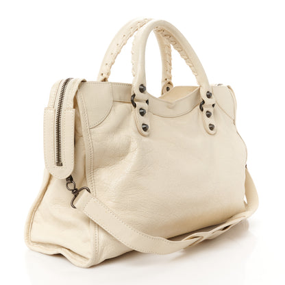 Balenciaga Agneau Classic Hardware City Blanc Creme Light Craie 4 of 12