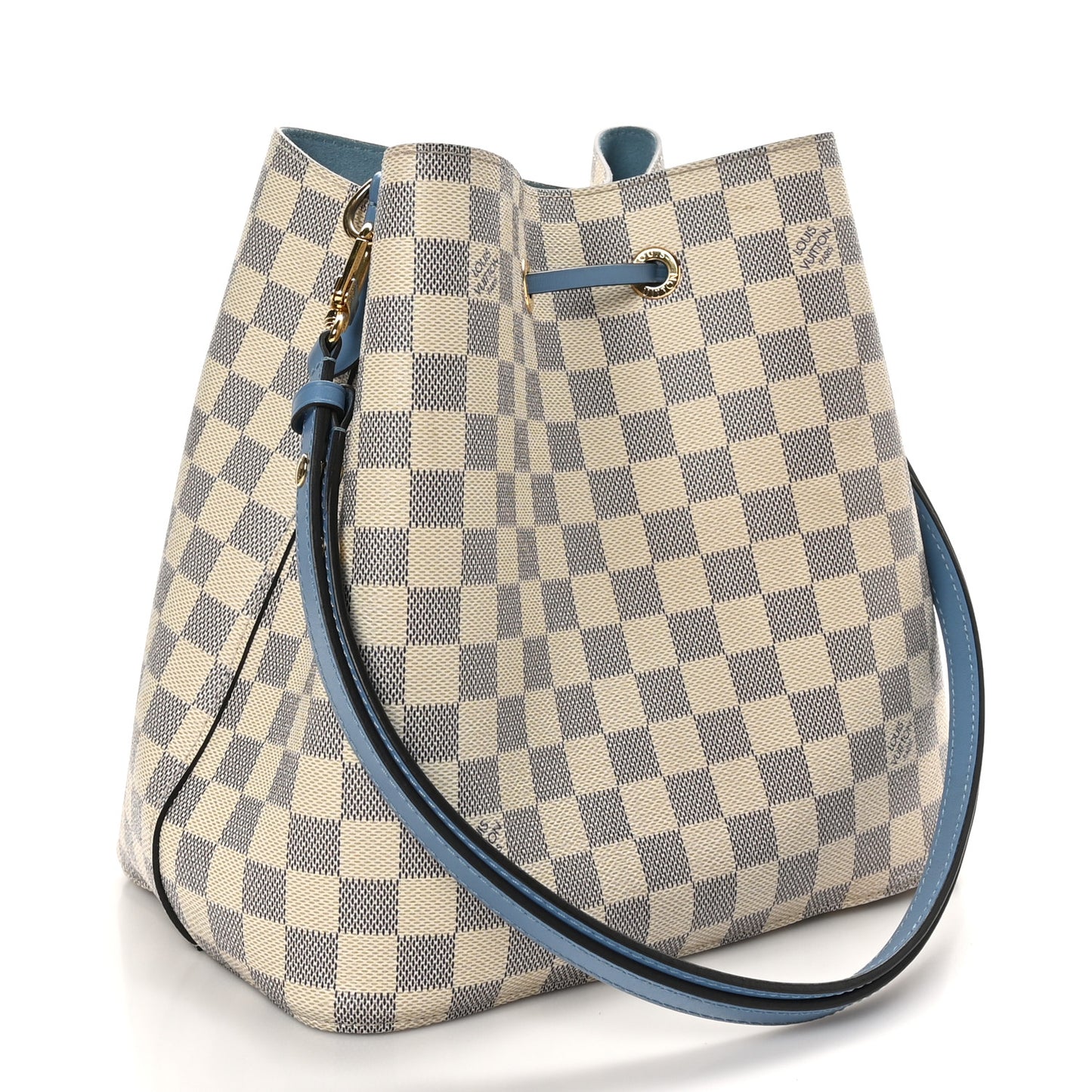 Damier Azur Neonoe MM Bleuet
