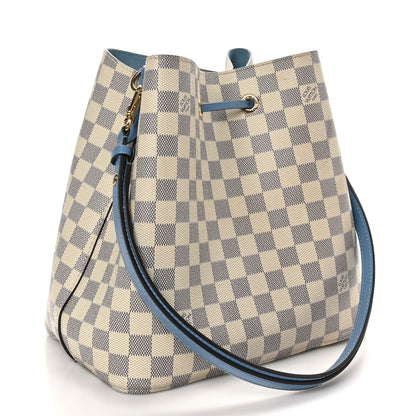 Louis Vuitton Damier Azur Neonoe MM Bleuet 3 of 9