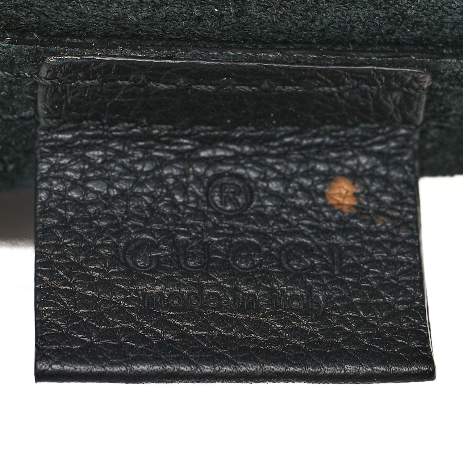 Gucci Pebbled Calfskin Large Logo Portfolio Clutch Black 6 of 10