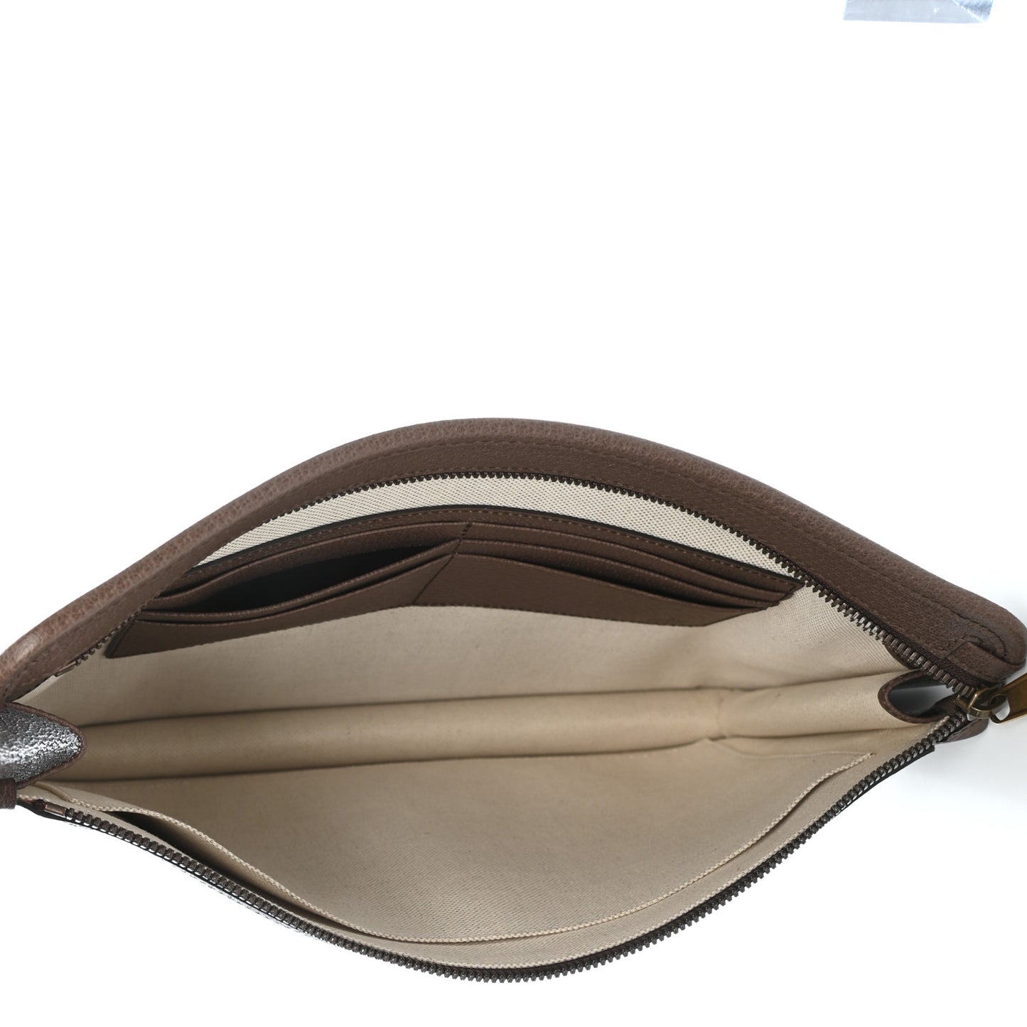 GG Supreme Monogram Web Small Ophidia Documents Holder Beige New Acero