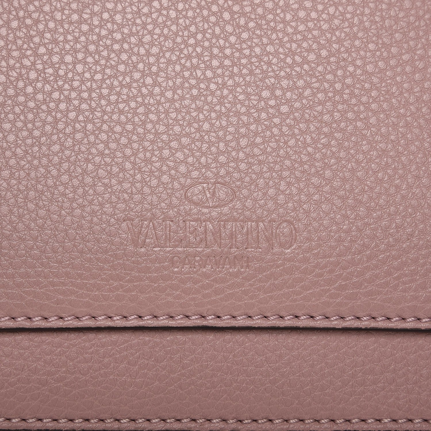 Valentino Garavani Pebbled Calfskin Joylock Flap Messenger Bag Lipstick 7 of 9
