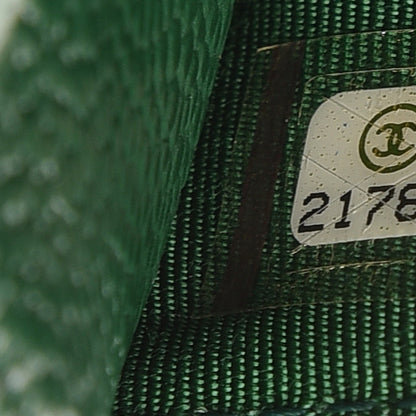 Chanel Caviar Quilted Wallet On Chain WOC Green 10 of 10