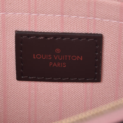 Louis Vuitton Damier Ebene Neverfull MM GM Pochette Rose Ballerine 6 of 8