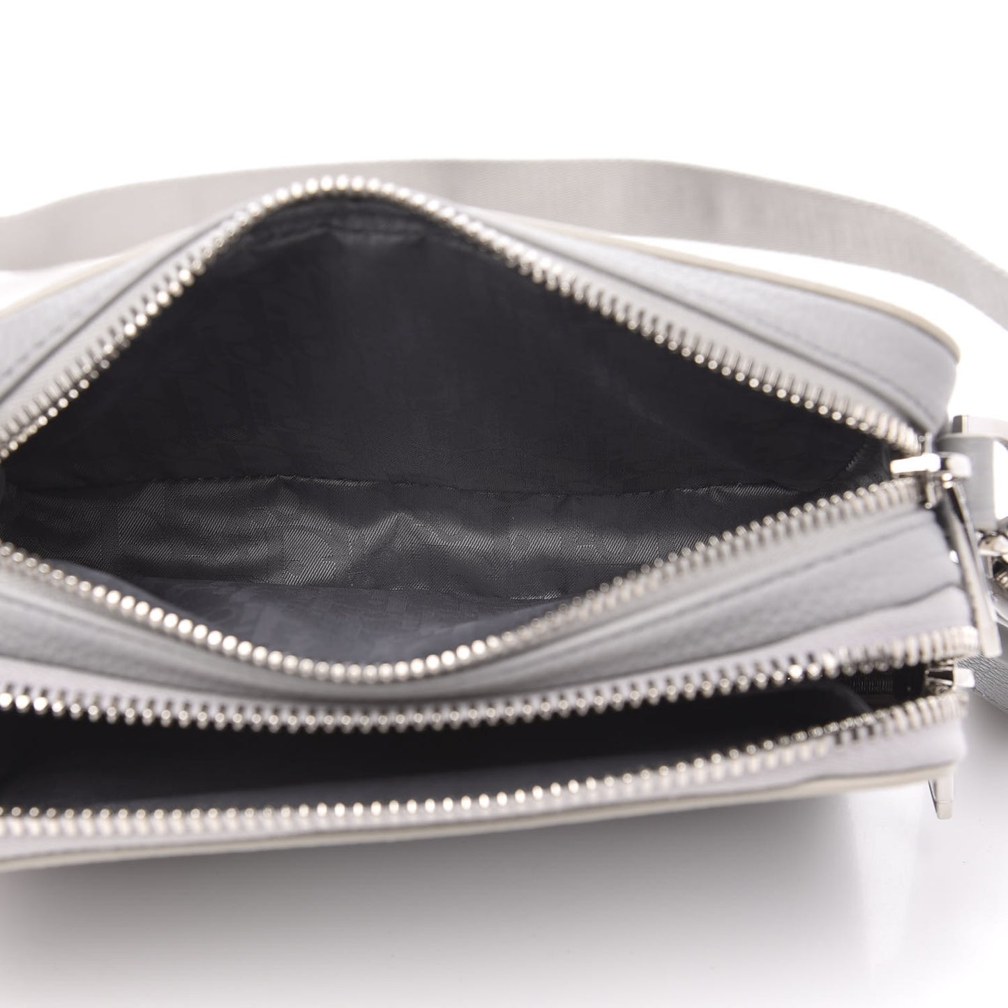 X AIR JORDAN Grained Calfskin Crossbody Grey