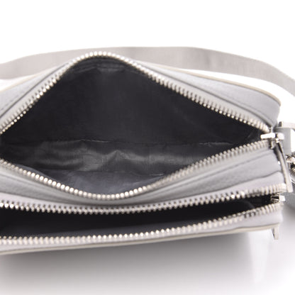 Christian Dior X AIR JORDAN Grained Calfskin Crossbody Grey 4 of 11