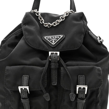Prada Nylon Vela Mini Crossbody Backpack Black 8 of 10