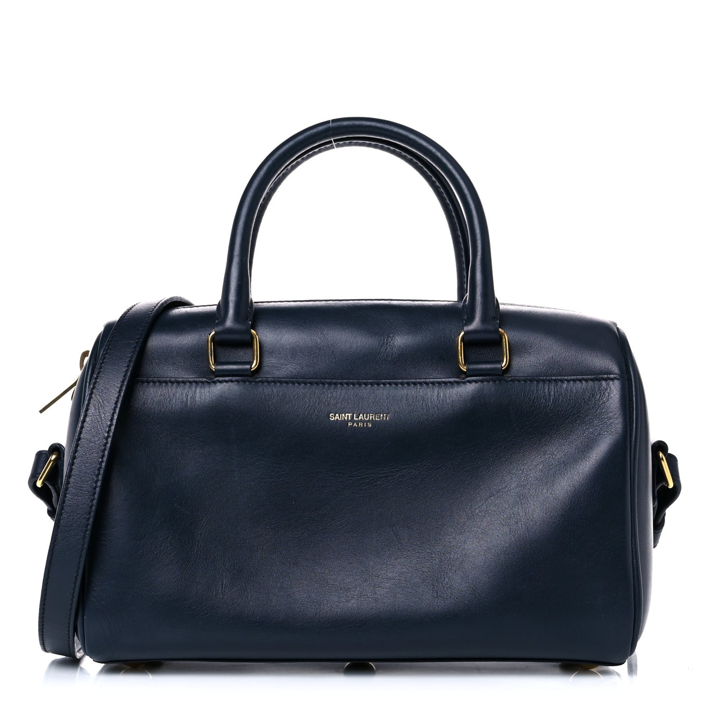 Calfskin Classic Baby Duffle Navy Blue