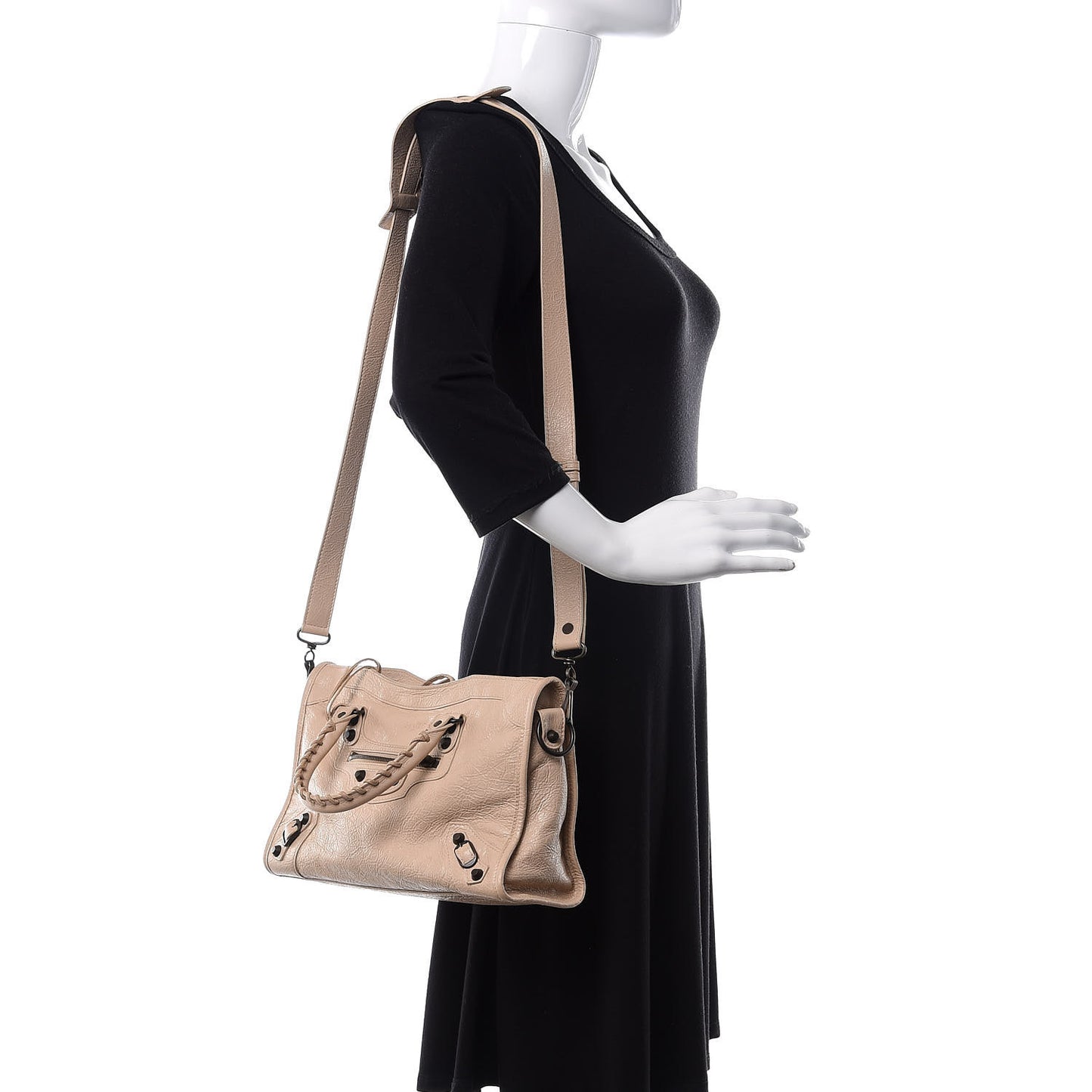 Agneau Classic Hardware S City Beige Praline