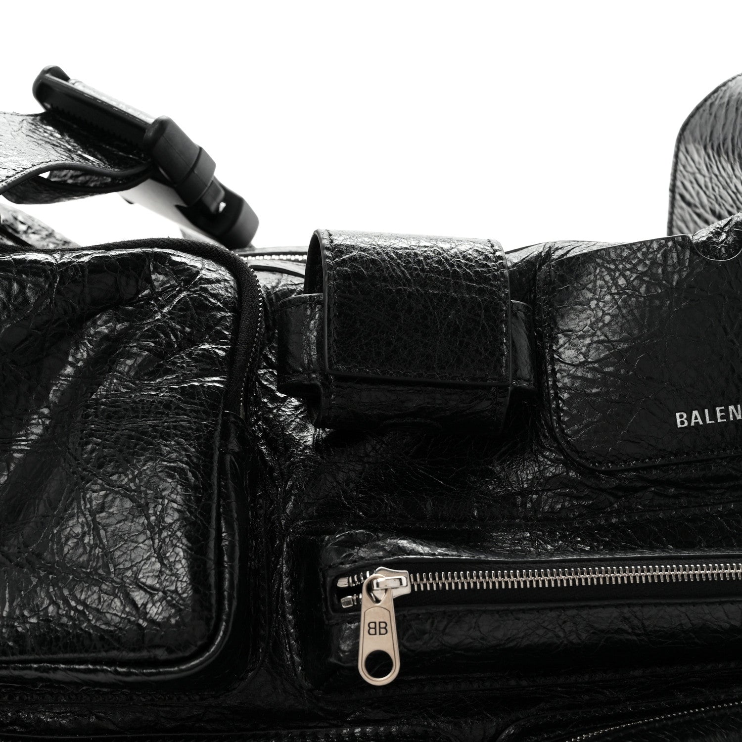 Balenciaga Agneau Arena Superbusy Messenger Bag Black 8 of 10