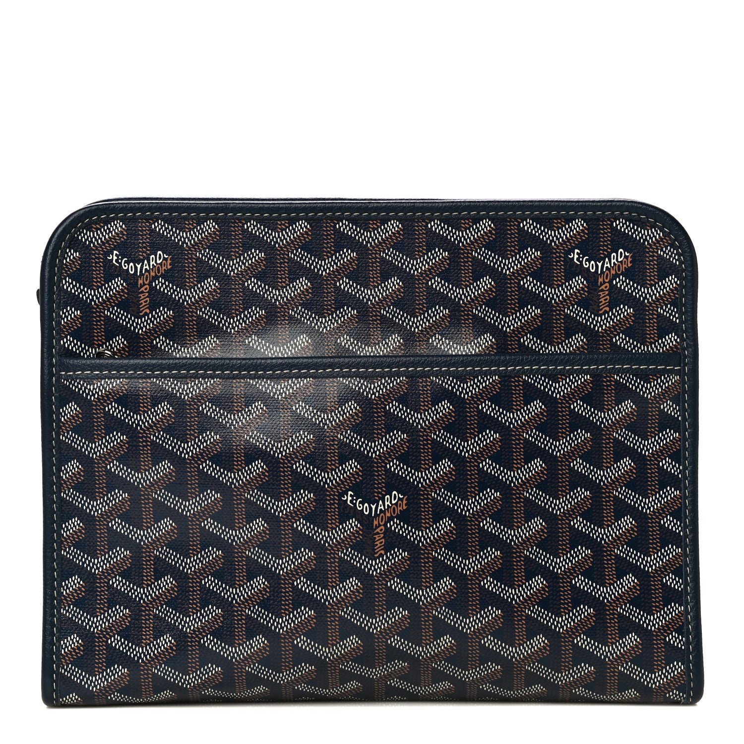 Goyard Goyardine Jouvence Toiletry Pouch Navy 1 of 15