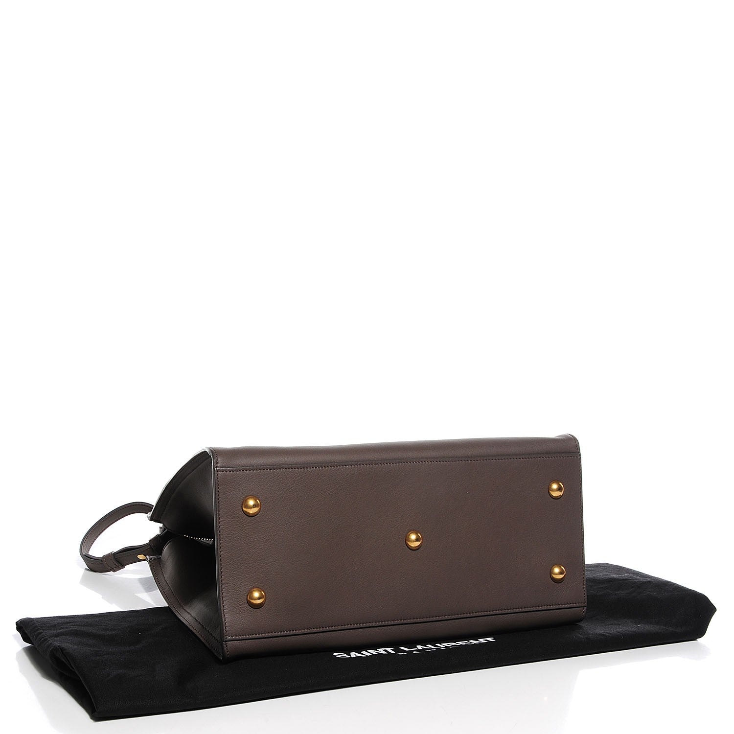 Saint Laurent Calfskin Small Classic Y Cabas Gray 4 of 7