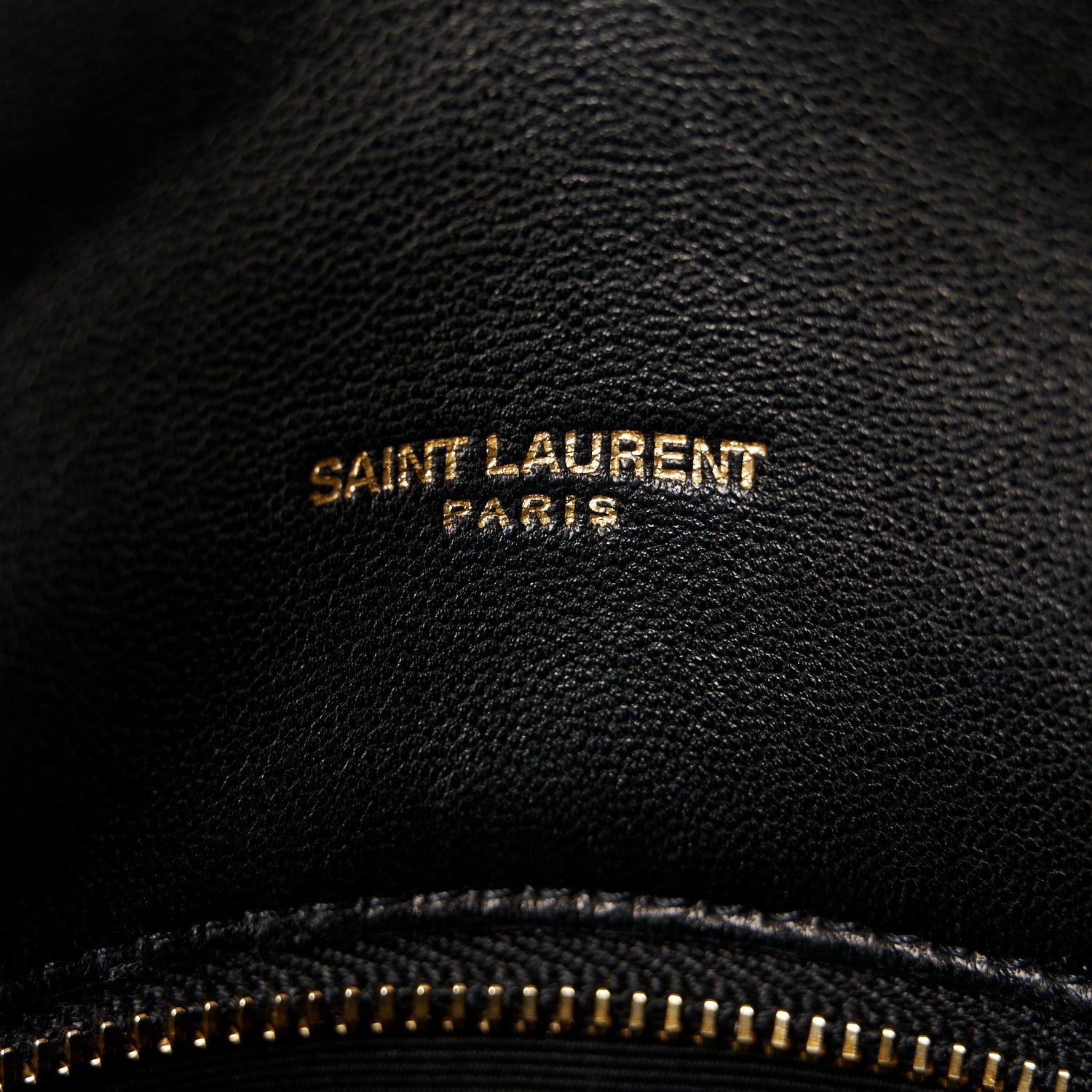Saint Laurent Lambskin Quilted Small Loulou Puffer Monogram Chain Satchel Black 7 of 11