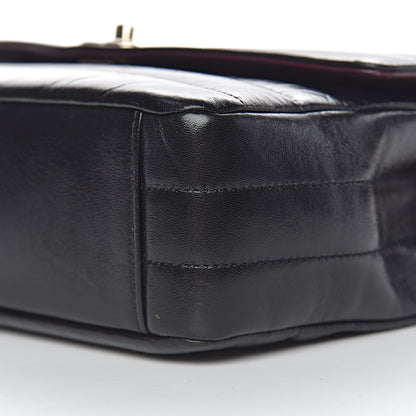 Chanel Shiny Lambskin Chevron Quilted Miroir Black 11 of 11