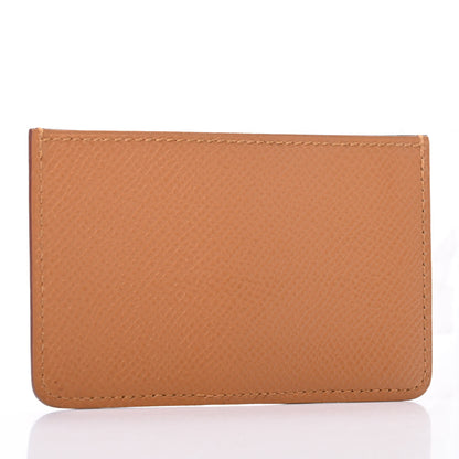 Hermes Epsom Card Holder Gold 2 of 6