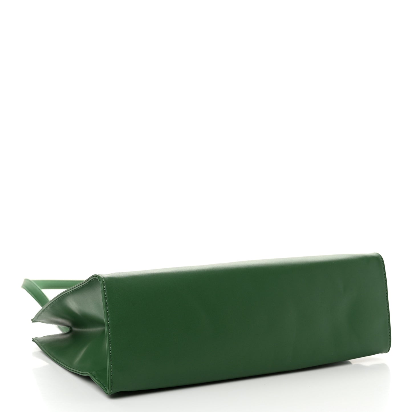 Vegan Leather Medium Shopping Bag Leaf