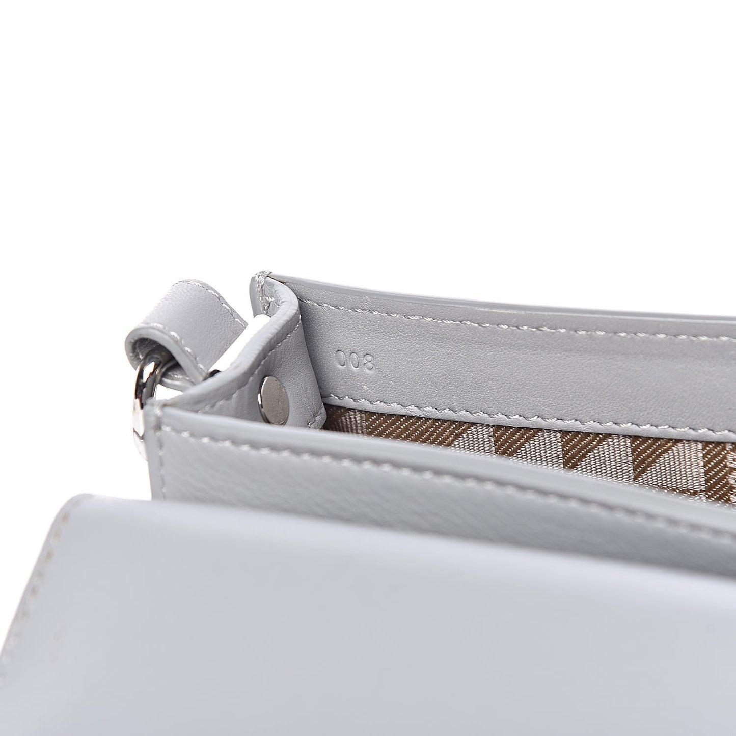 Calf Hair Mini PS11 Classic Shoulder Bag Grey
