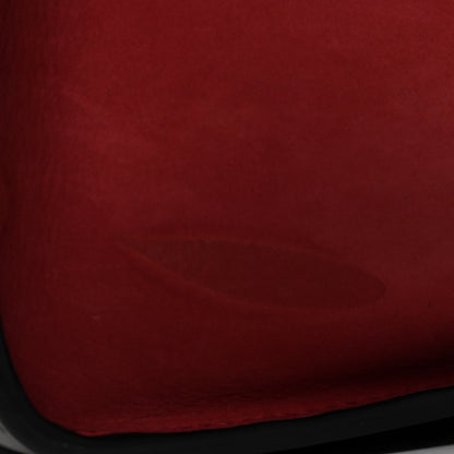 Celine Drummed Calfskin Nubuck Nano Tri-Color Luggage Ruby 14 of 15