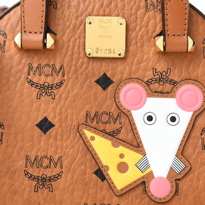MCM Visetos Mini Year Of The Mouse Essential Crossbody Cognac 10 of 10