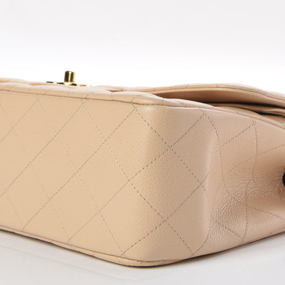 Chanel Caviar Quilted Jumbo Double Flap Beige Clair 6 of 10