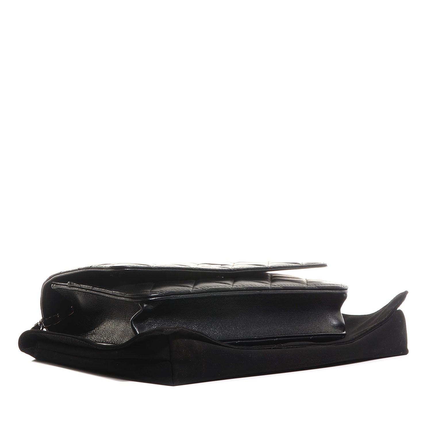 Chanel Lambskin Quilted Wallet On Chain WOC Black 4 of 9