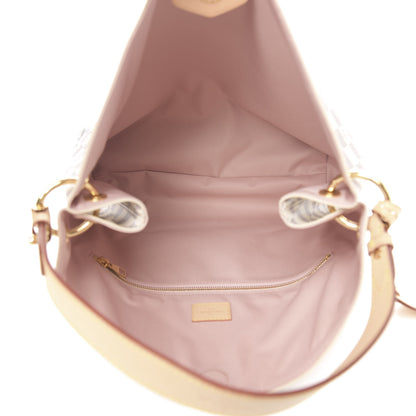 Louis Vuitton Damier Azur Graceful MM Rose Ballerine 4 of 10