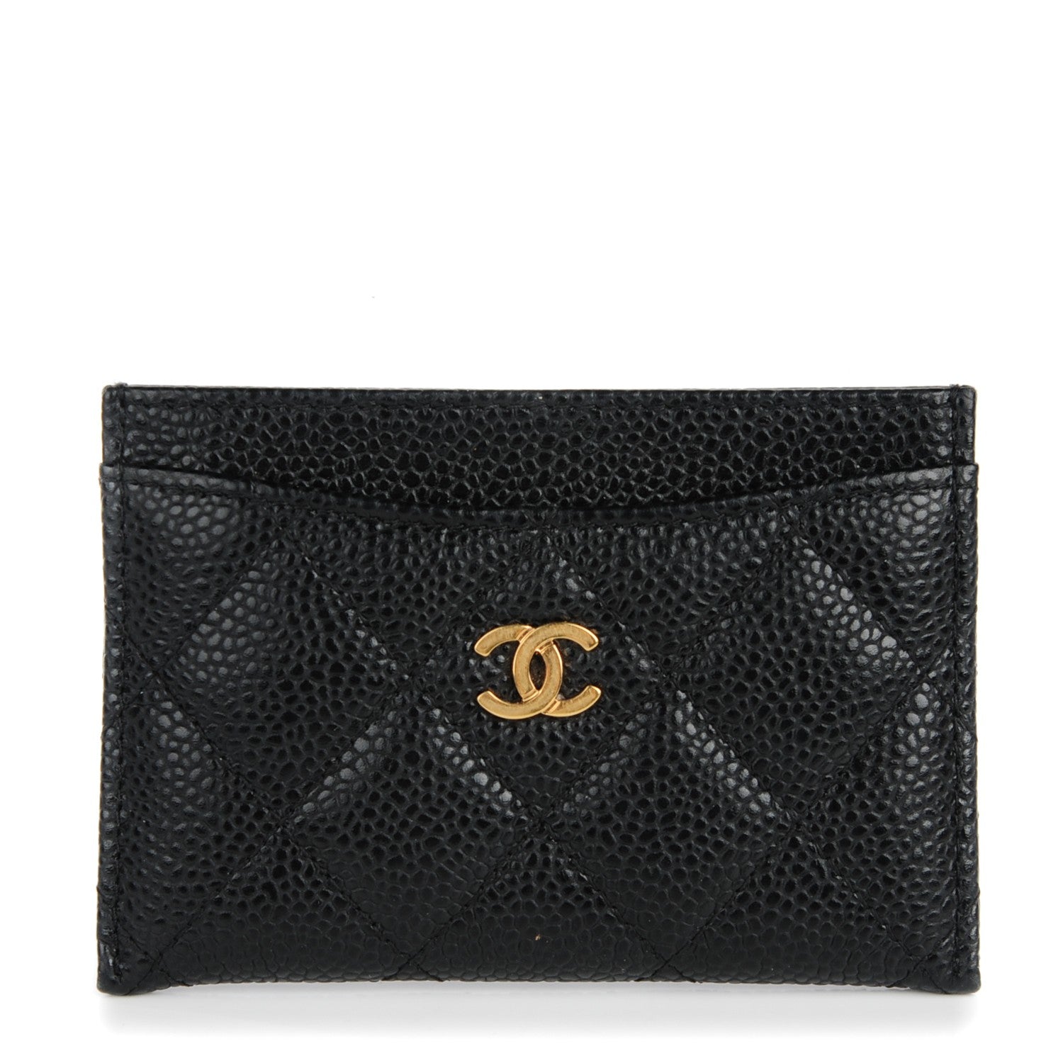 Chanel Caviar Quilted Card Holder Black 1 of 8