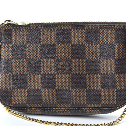 Louis Vuitton Damier Ebene Mini Pochette Accessories 10 of 11