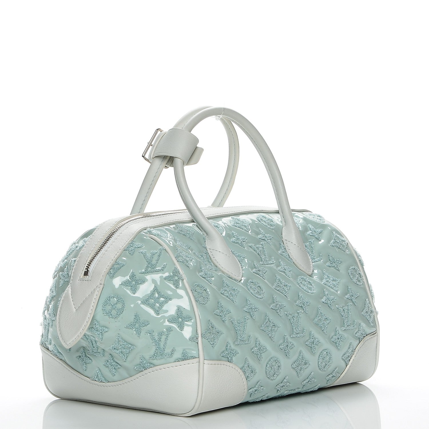 Louis Vuitton Monogram Bouclettes Speedy Round Mint 3 of 6