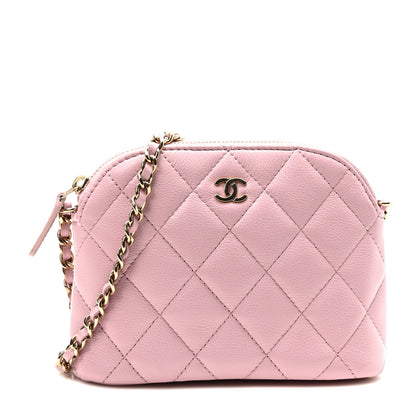 Chanel Caviar Quilted Clutch with Chain Pink 1 of 10